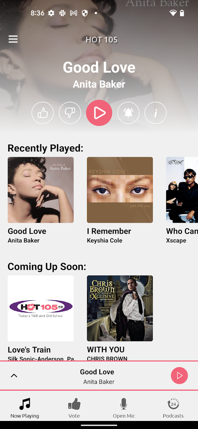 HOT 105 FM Miami Captura de pantalla 2
