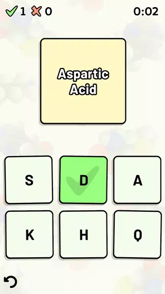 Amino Acid Quiz Screenshot 3