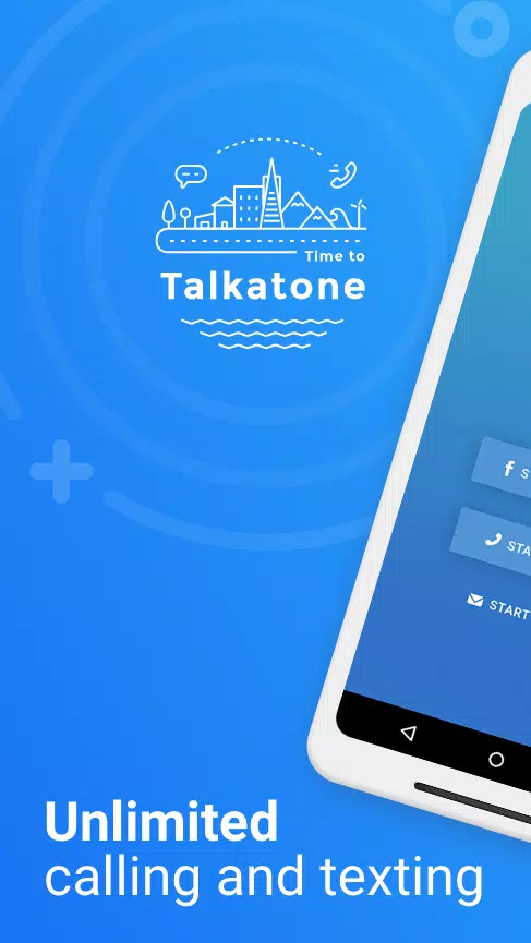 Talkatone: Texting & Calling スクリーンショット 1
