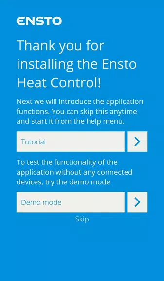 Ensto Heat Control App Screenshot 3