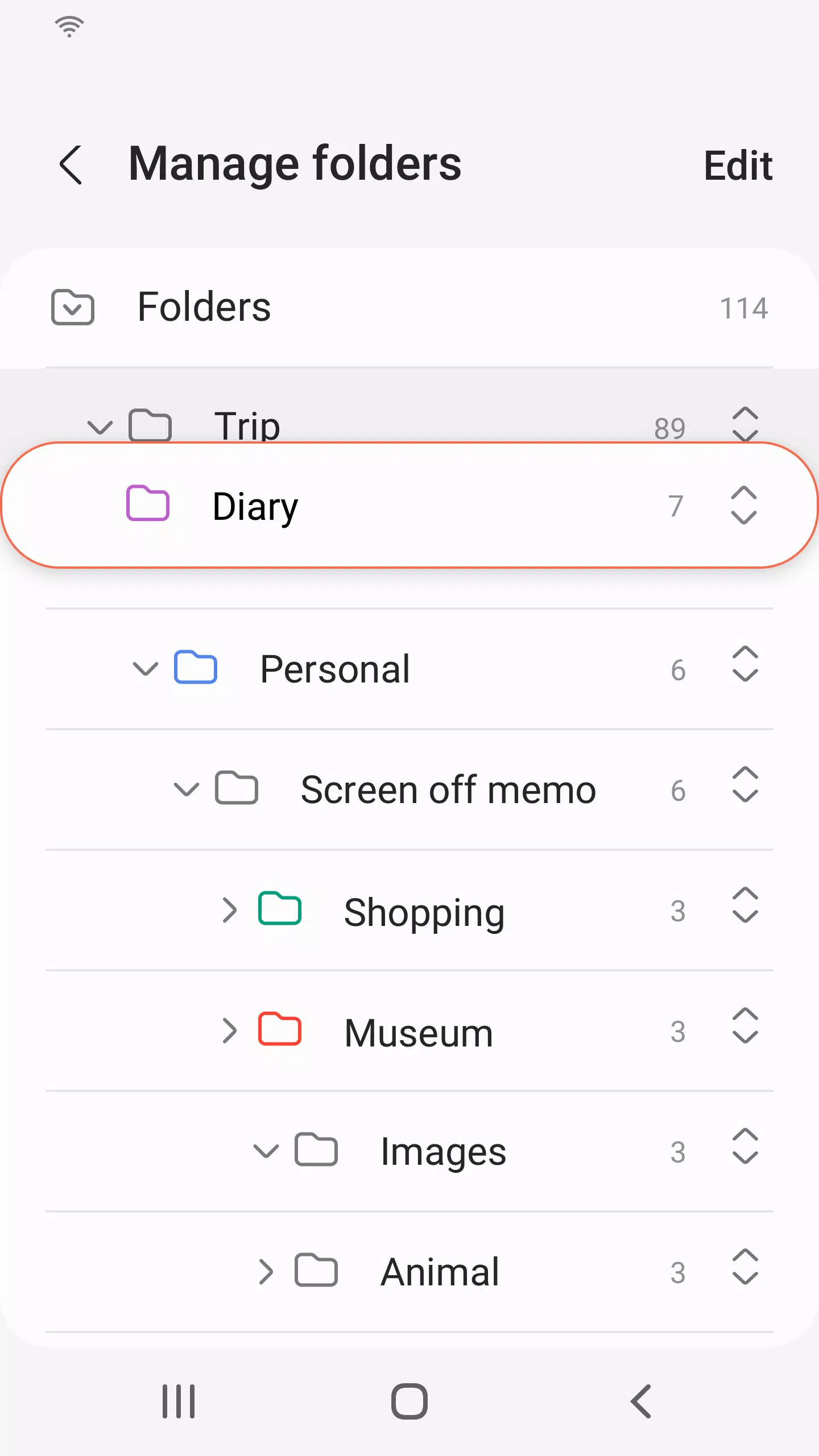 Samsung Notes Screenshot 2
