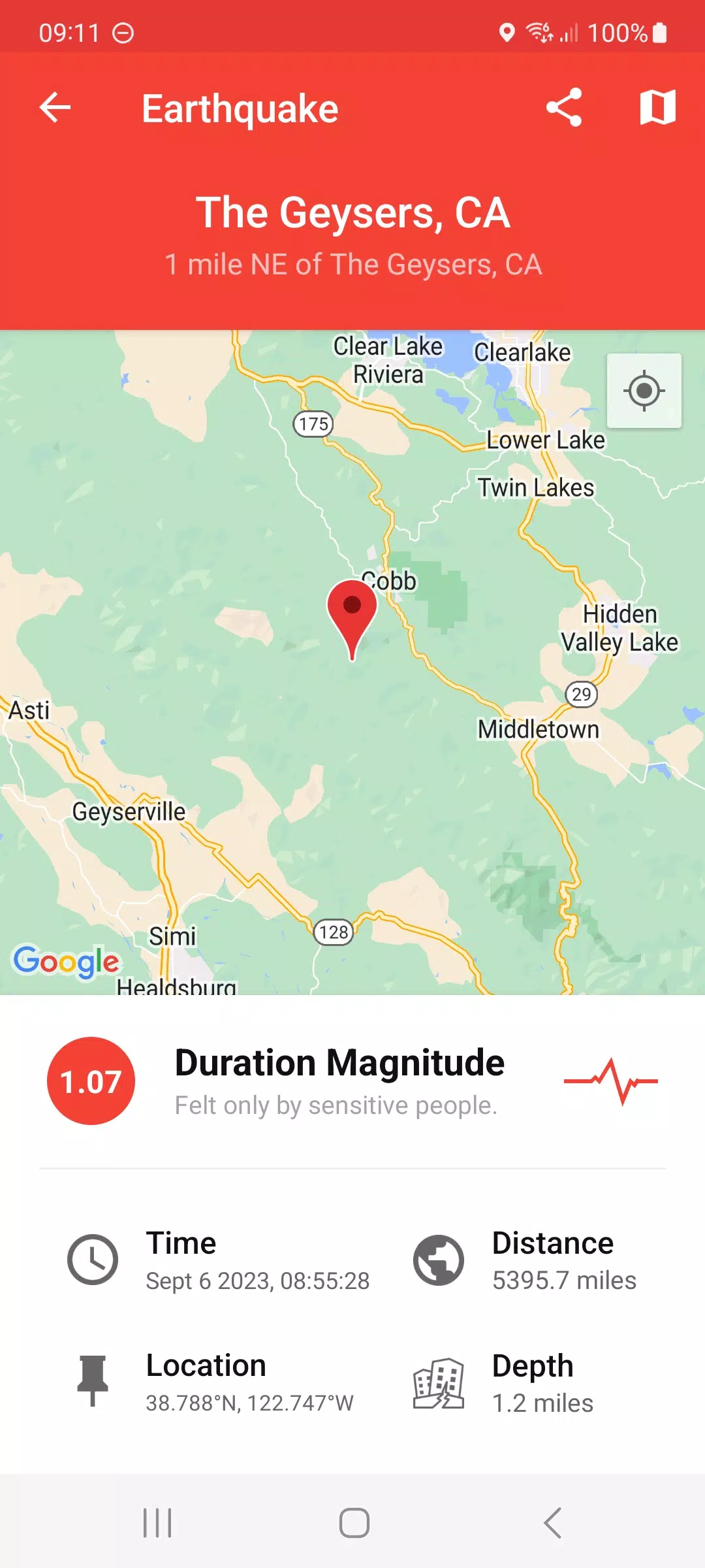 My Earthquake Alerts Screenshot 1