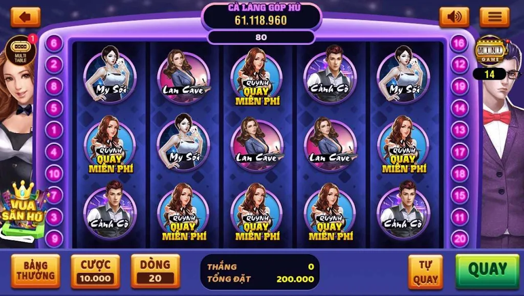 VinVip - No Hu, Xeng, Slots phat loc应用截图第3张