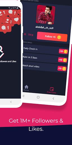 TikFollowers - Get Free Tiktok Followers and Likes ဖန်သားပြင်ဓာတ်ပုံ 2