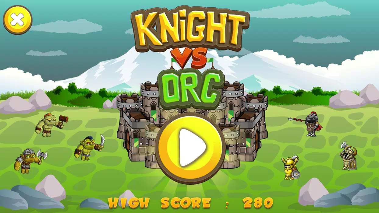 Knight vs Orc स्क्रीनशॉट 1