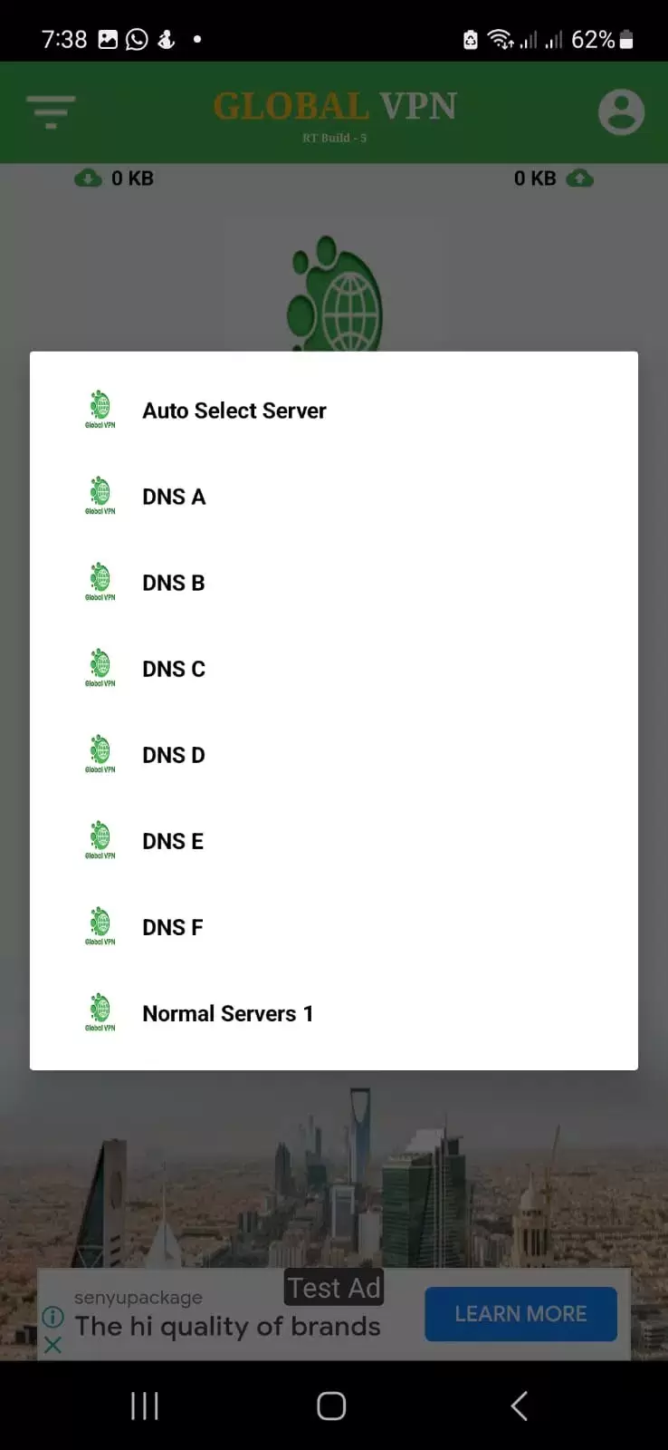 Global VPN ภาพหน้าจอ 1