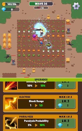 Scarecrow War : Idle Defense Zrzut ekranu 3