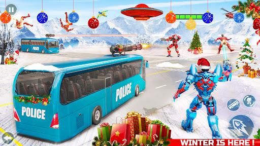 Bus Robot Car War - Robot Game Ảnh chụp màn hình 2