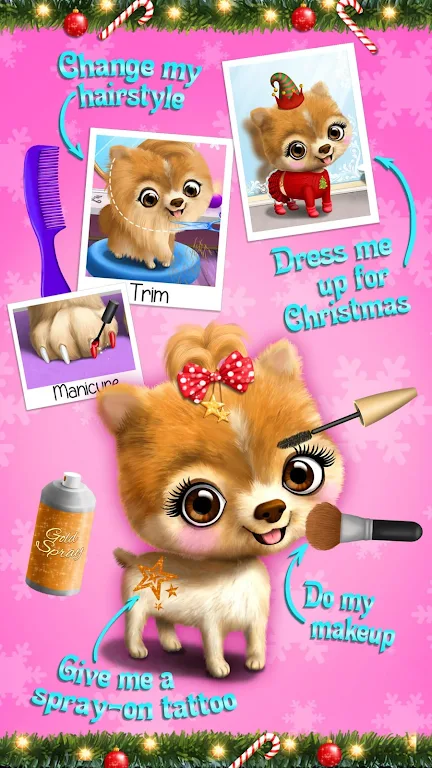 Christmas Animal Hair Salon 2 Screenshot 1