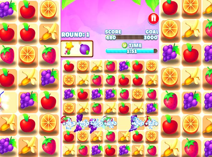 Juicy Fruit - Match 3 Fruit ภาพหน้าจอ 3