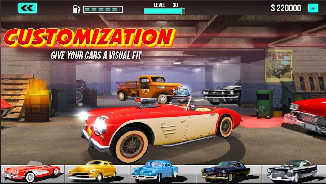 Classic Car Games Race America Mod ภาพหน้าจอ 4