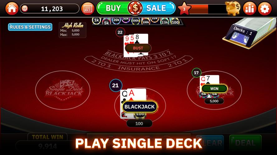 Blazing Bets Blackjack 21 Captura de pantalla 4