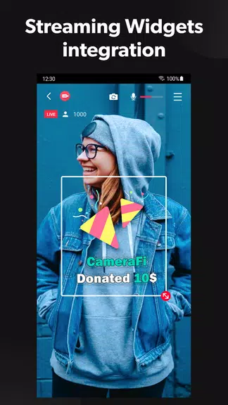 CameraFi Live Captura de pantalla 3