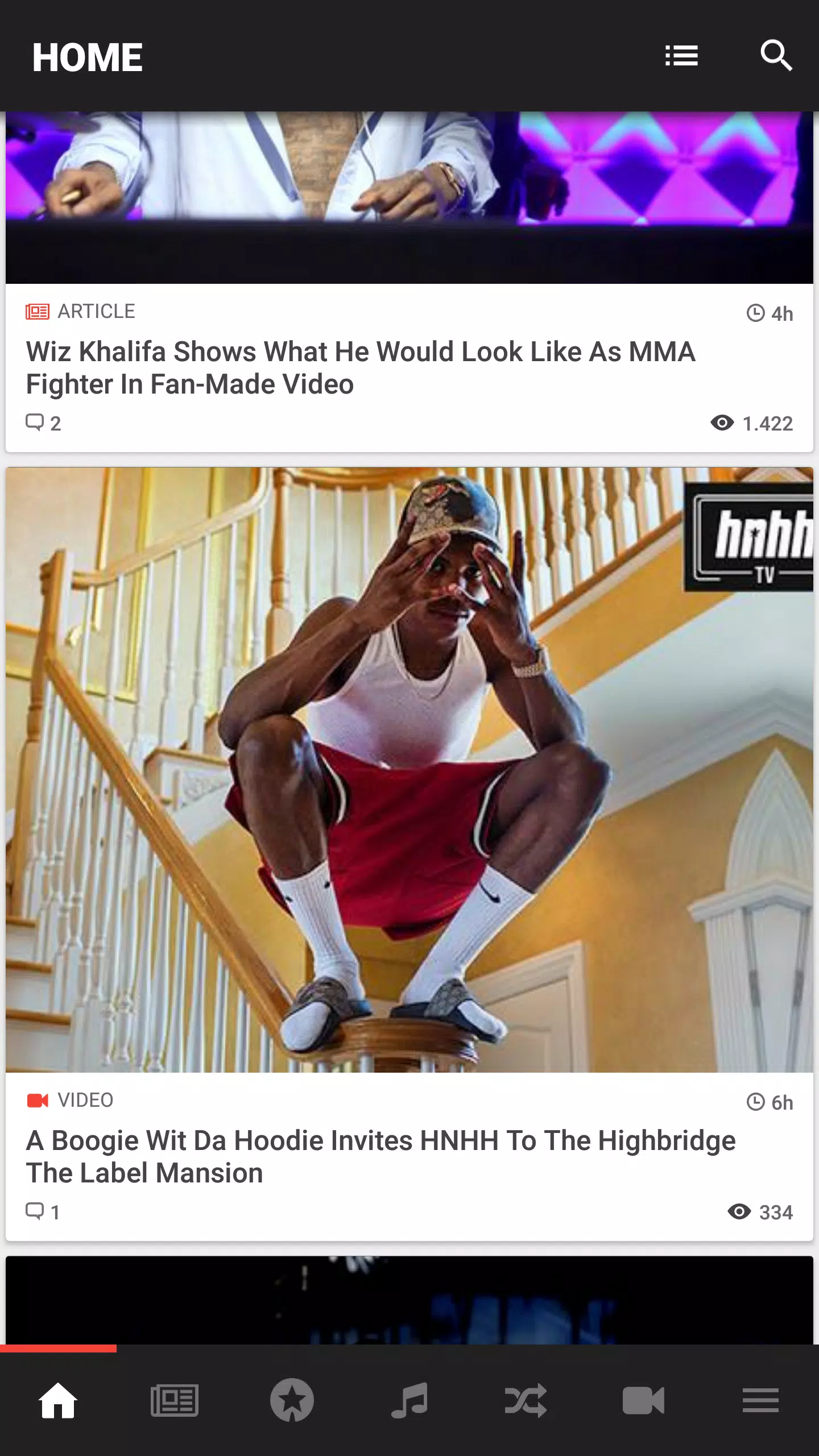 Hotnewhiphop HNHH Schermafbeelding 3