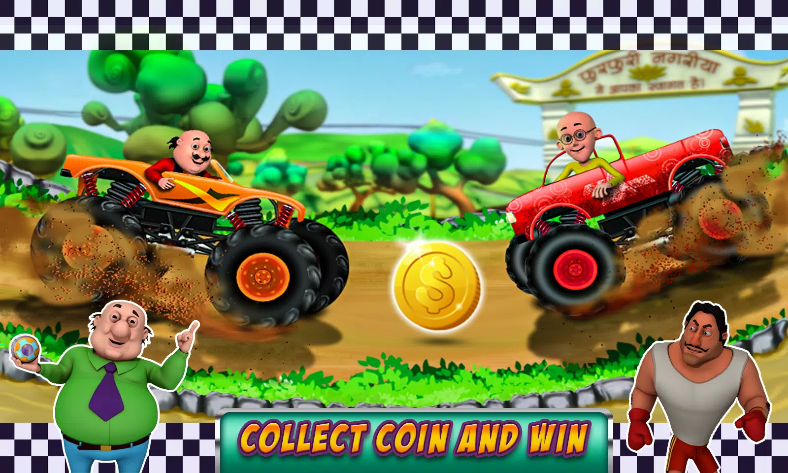 Motu Patlu Car Game 2 スクリーンショット 3