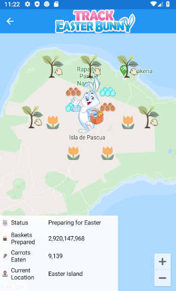 The Easter Bunny Tracker Скриншот 2