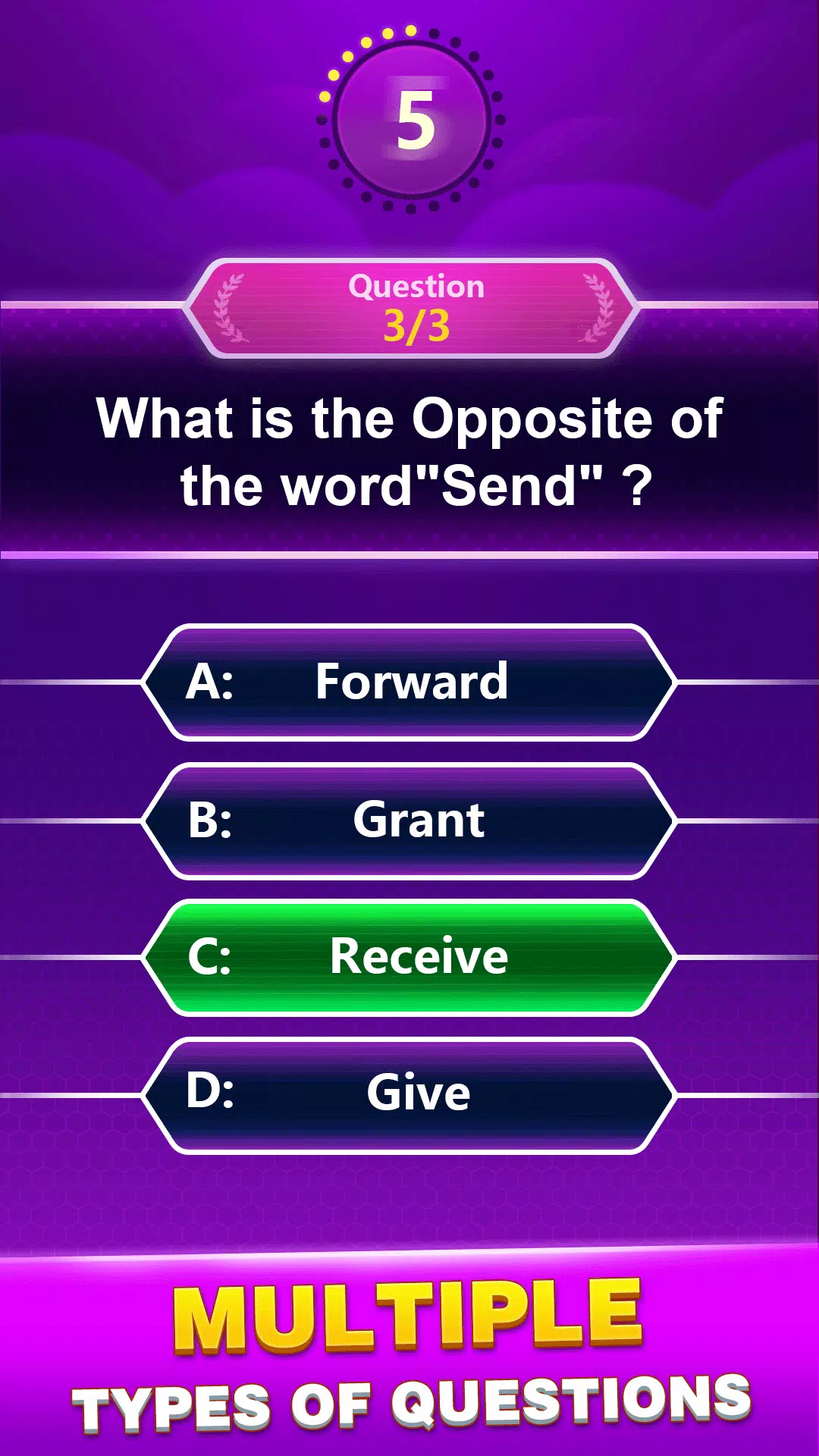 Spelling Quiz - Word Trivia應用截圖第3張