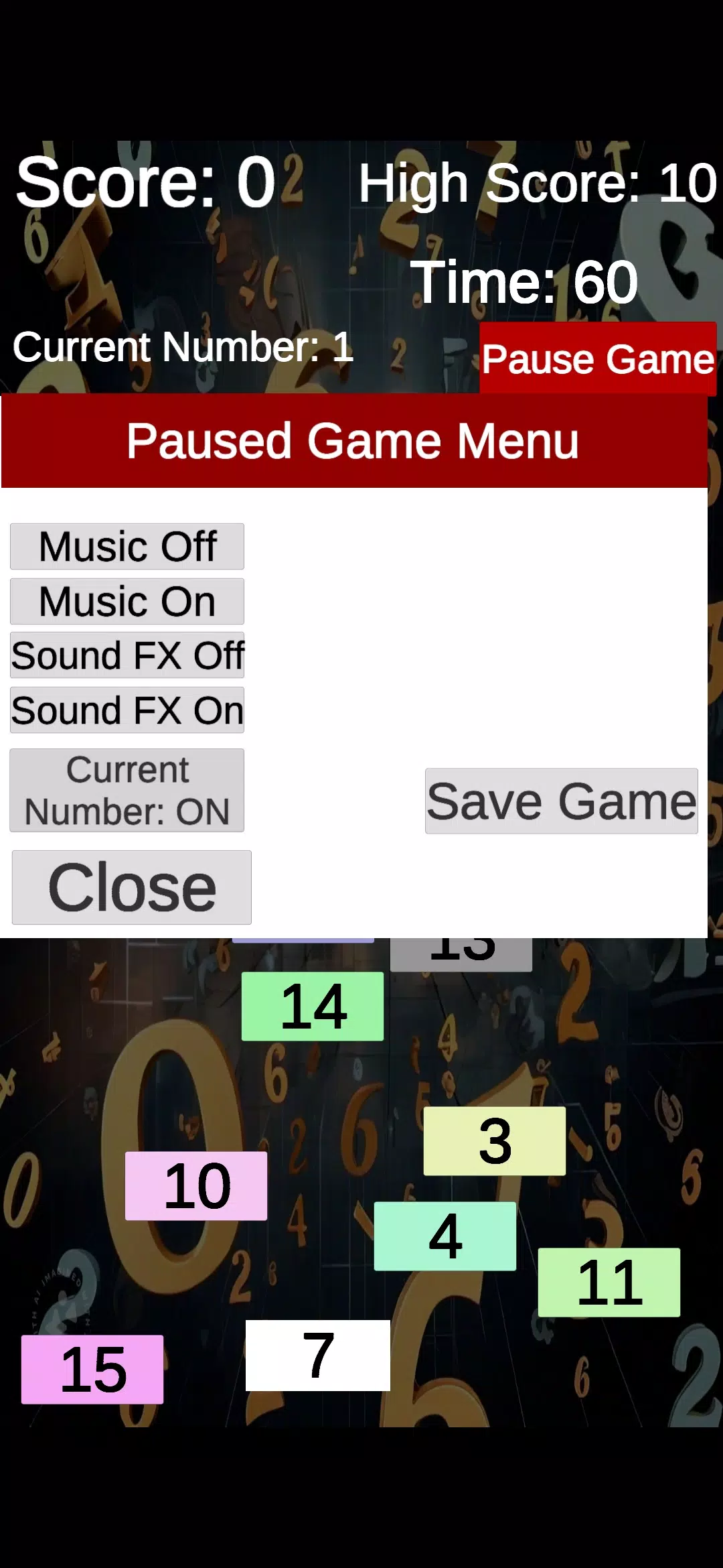 Schermata Sequence Master 4