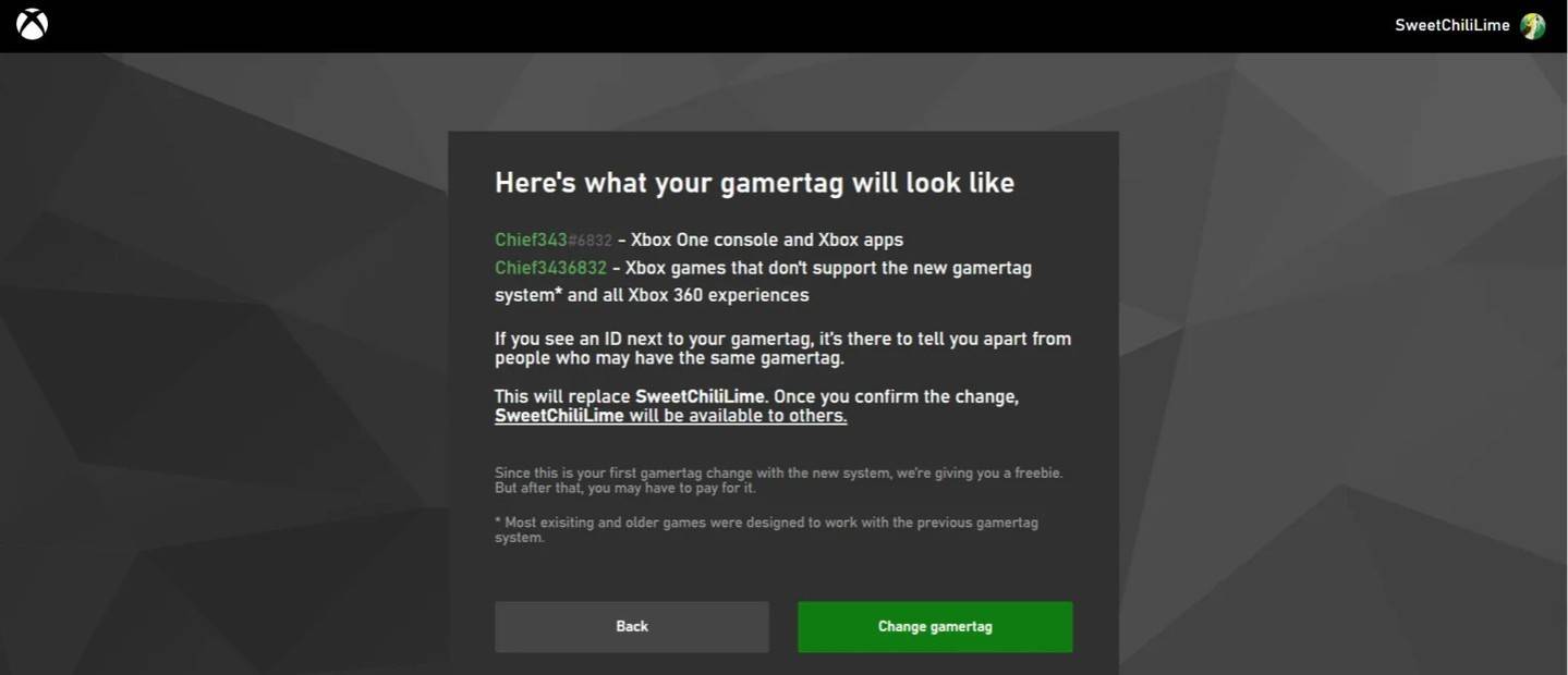 Changing Your Xbox Gamertag
