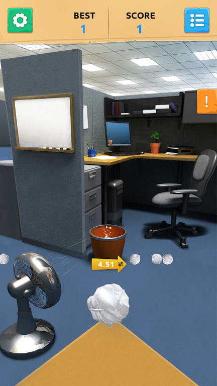 Paper Toss Office - Jerk Boss Ảnh chụp màn hình 2