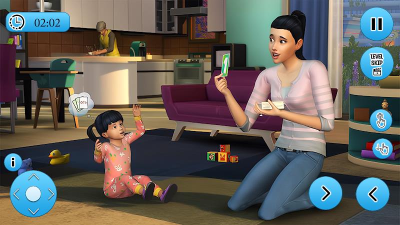 Family Simulator: Mom Games 3D Ekran Görüntüsü 2