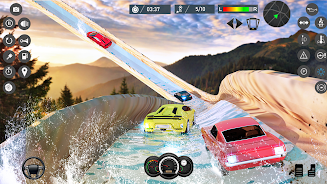 Schermata Water Slide Car Race games 2