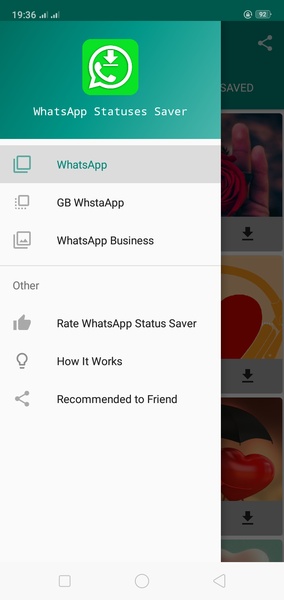 Status Saver for Whatsapp ဖန်သားပြင်ဓာတ်ပုံ 4