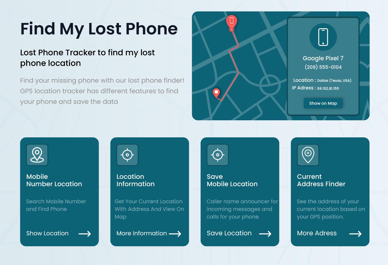 Find Lost Phone স্ক্রিনশট 1