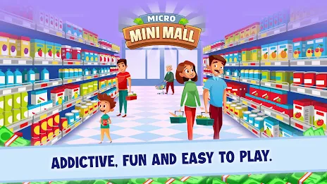 Mini Micro Mall - Tycoon Game Captura de tela 2