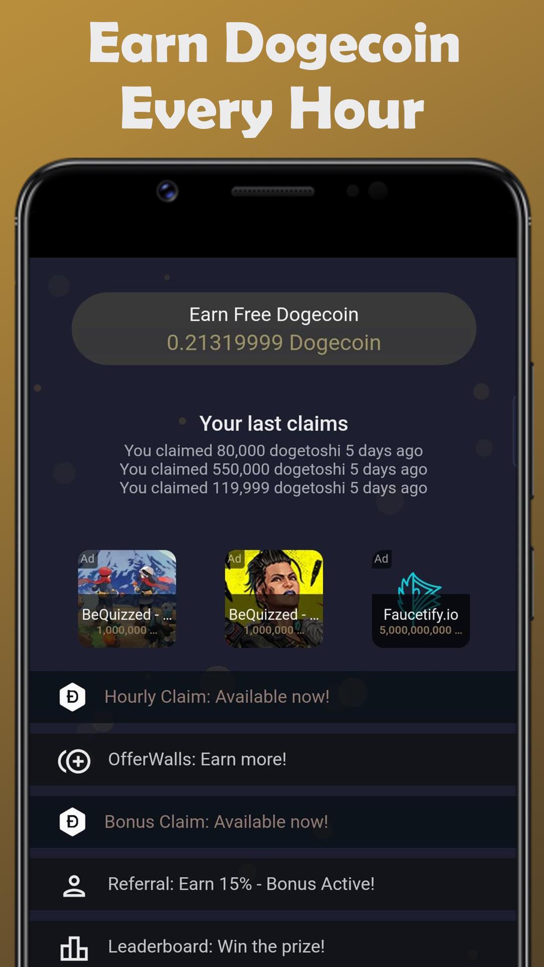 Earn Dogecoin应用截图第1张