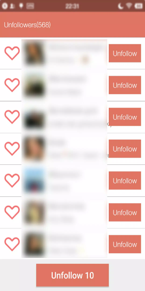 Unfollower Plus - Non followers & Following Captura de tela 1