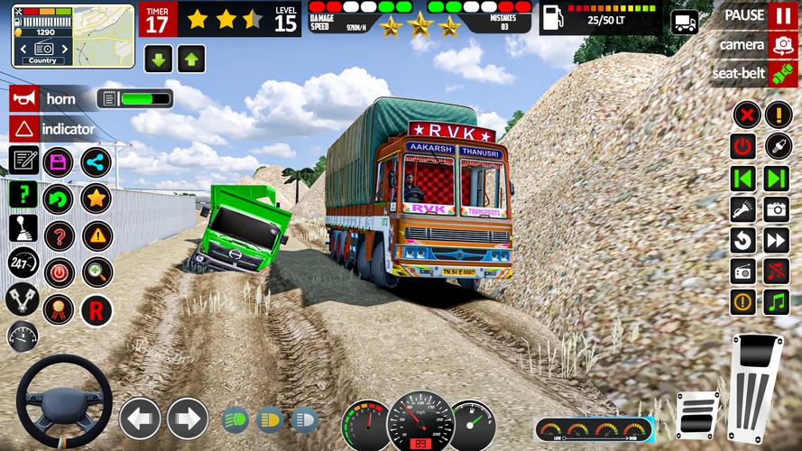 Indian Lorry Truck Driving 3d Скриншот 1