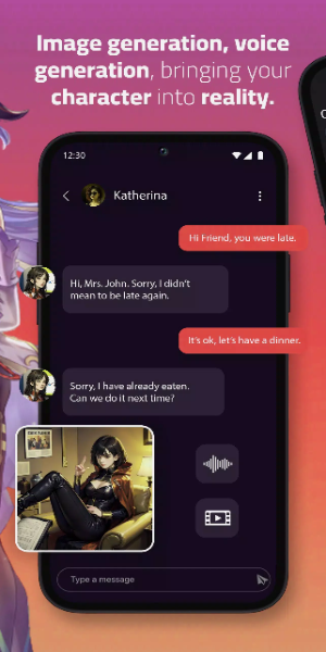 Janitor AI Character Chat スクリーンショット 2