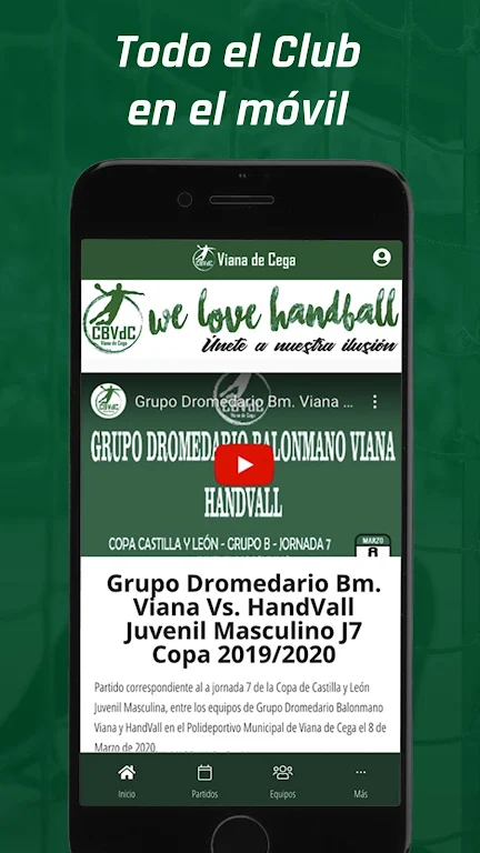 Balonmano Viana应用截图第2张