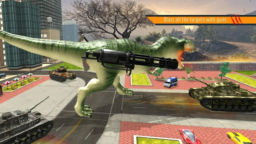 Dinosaur Battle Simulator स्क्रीनशॉट 3