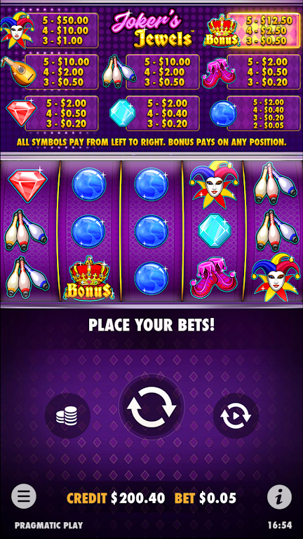 Joker’s Jewels Slot Casino Win Captura de tela 4