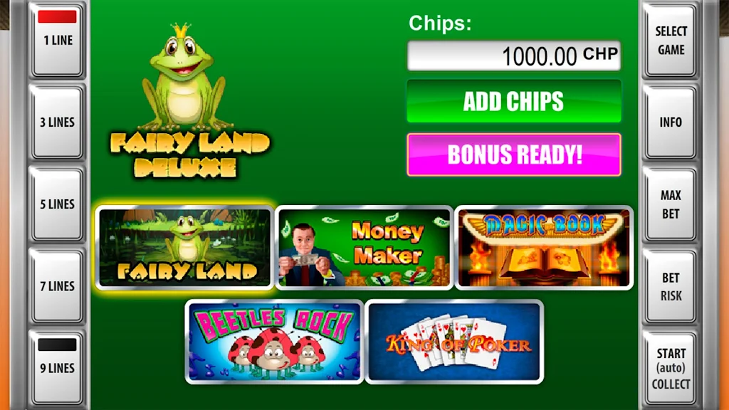 Slot machines Fairy Land Deluxe Screenshot 1
