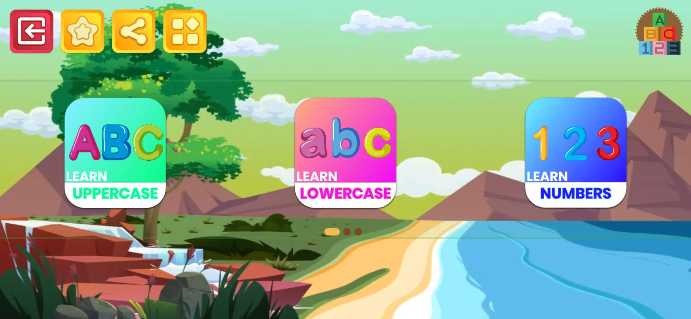 Learn numbers and letters Zrzut ekranu 1