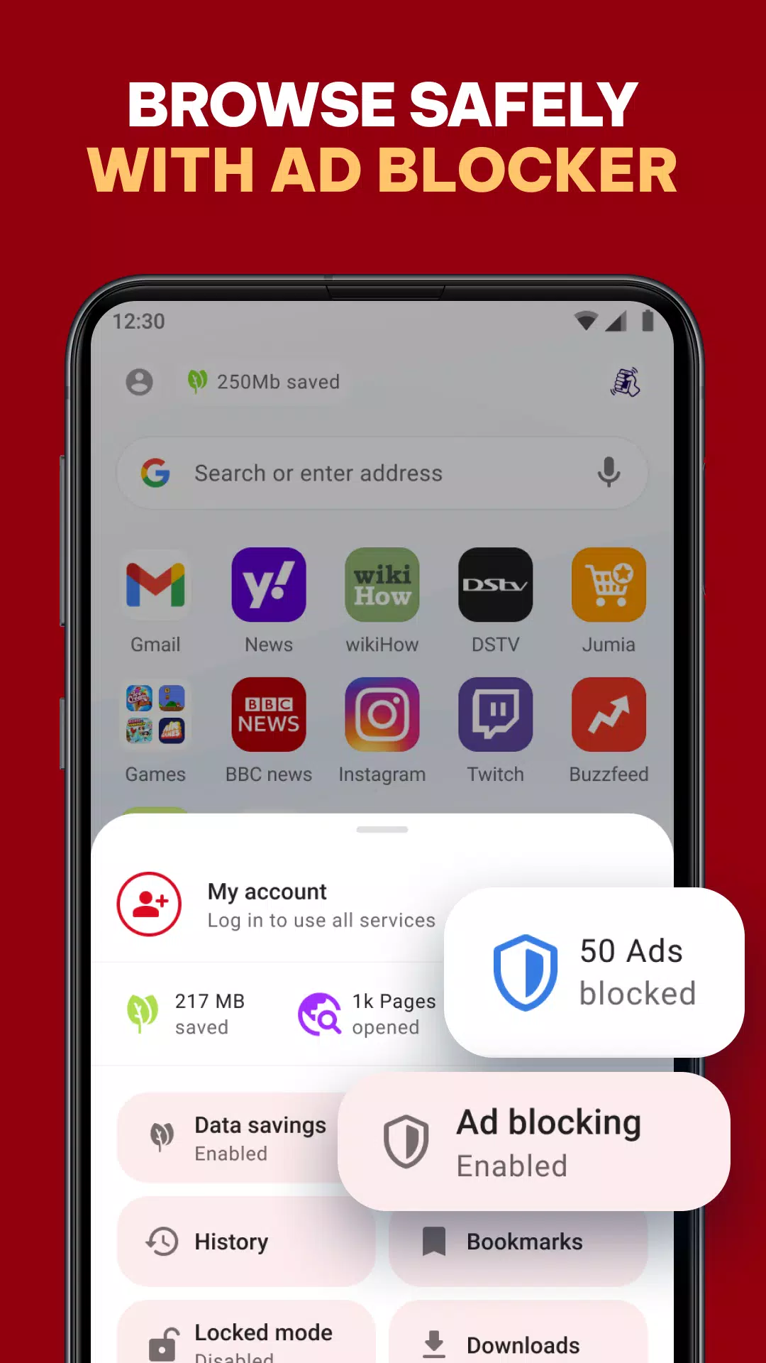 Opera Mini Screenshot 3