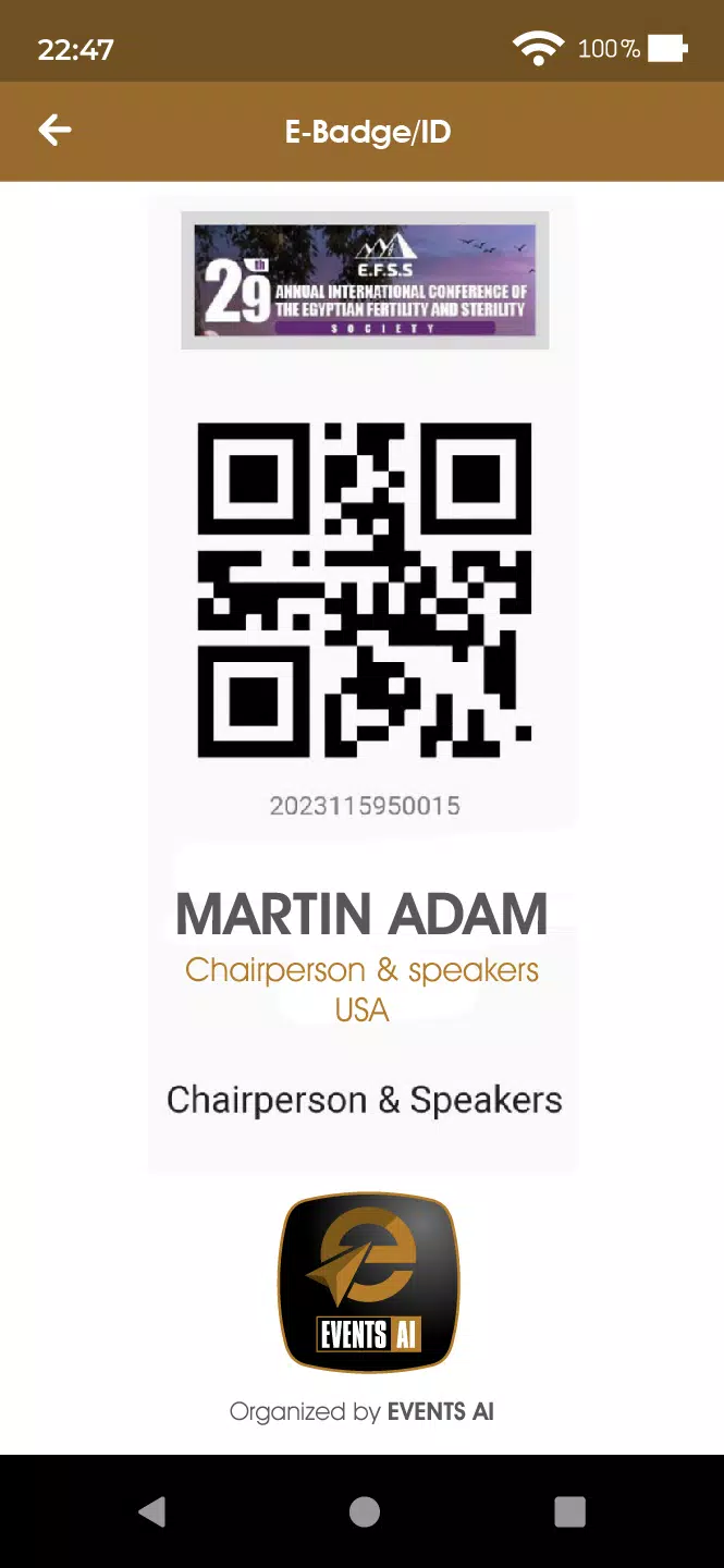 Events AI App ဖန်သားပြင်ဓာတ်ပုံ 2