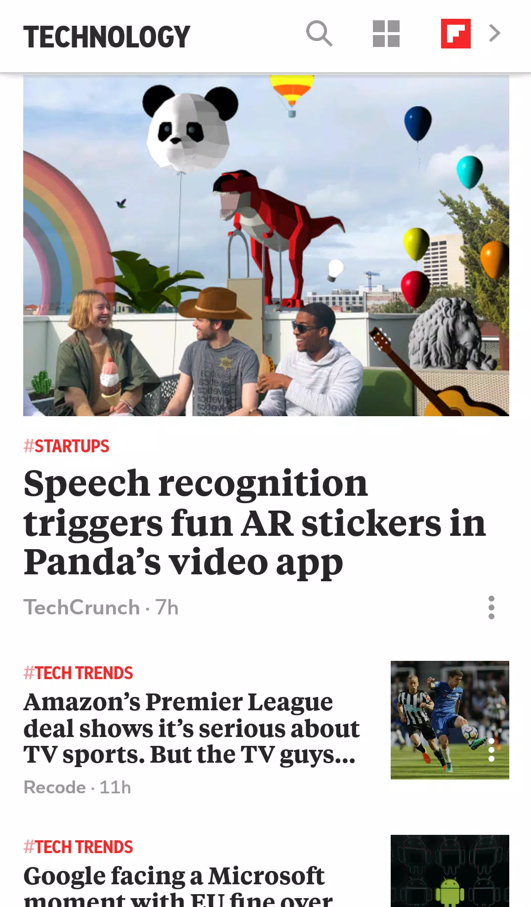 Flipboard Briefing应用截图第2张