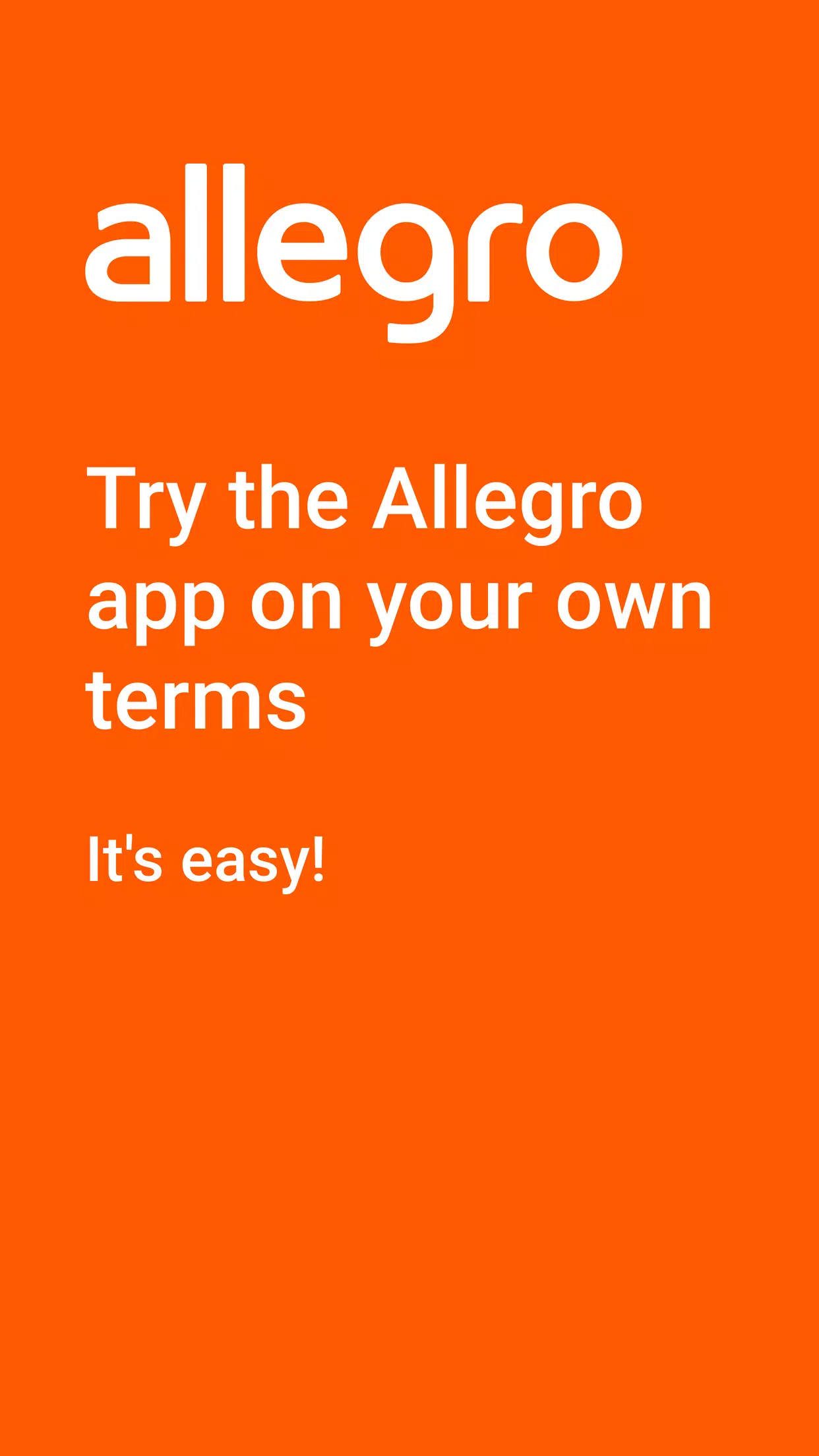 Allegro Zrzut ekranu 1