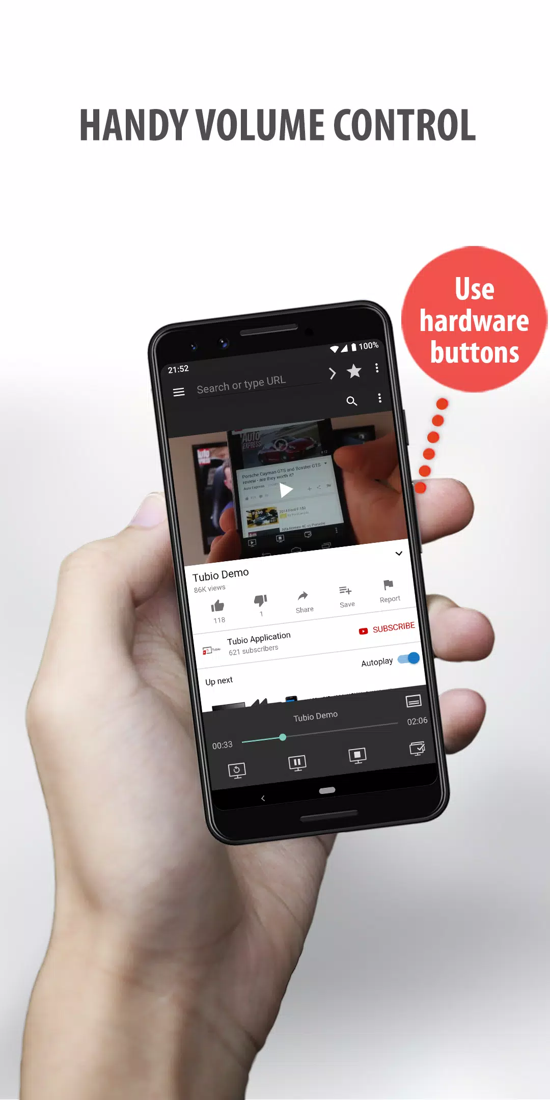 Tubio – Web-Videos auf dem TV Screenshot 4