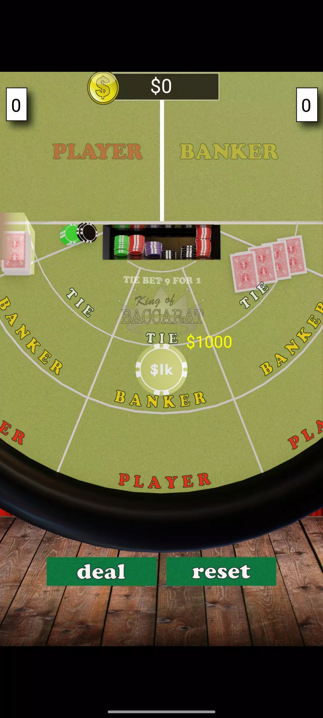 King of Baccarat ဖန်သားပြင်ဓာတ်ပုံ 3