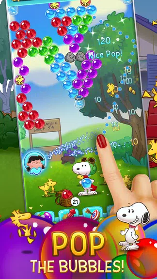 Bubble Shooter - Snoopy POP! Ảnh chụp màn hình 1