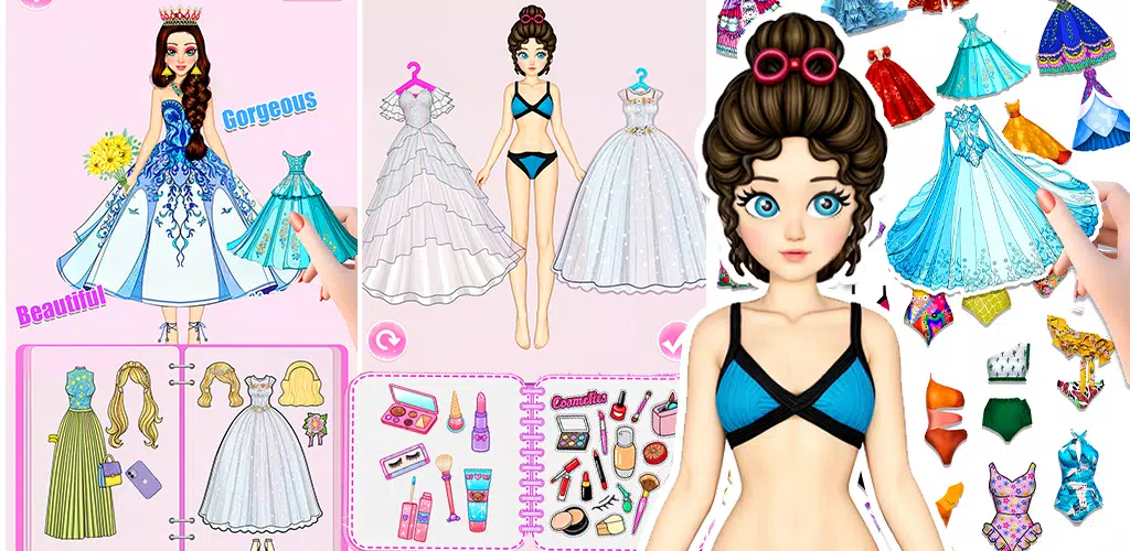 Paper Doll: Dress Up DIY Game Capture d'écran 1