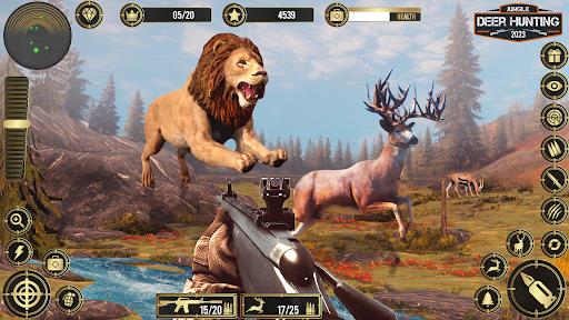 Jungle Deer Hunting Games 3D 스크린샷 2