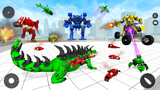 Animal Crocodile Robot Games 스크린샷 3