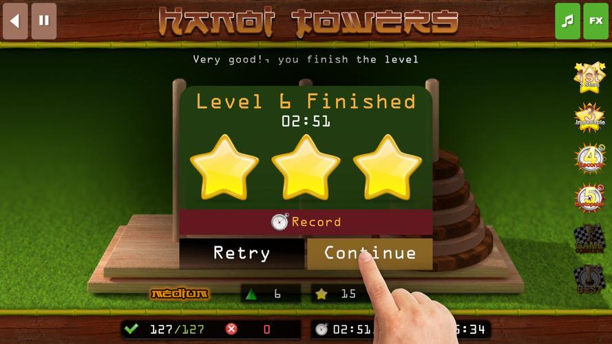 The Hanoi Towers Lite スクリーンショット 4