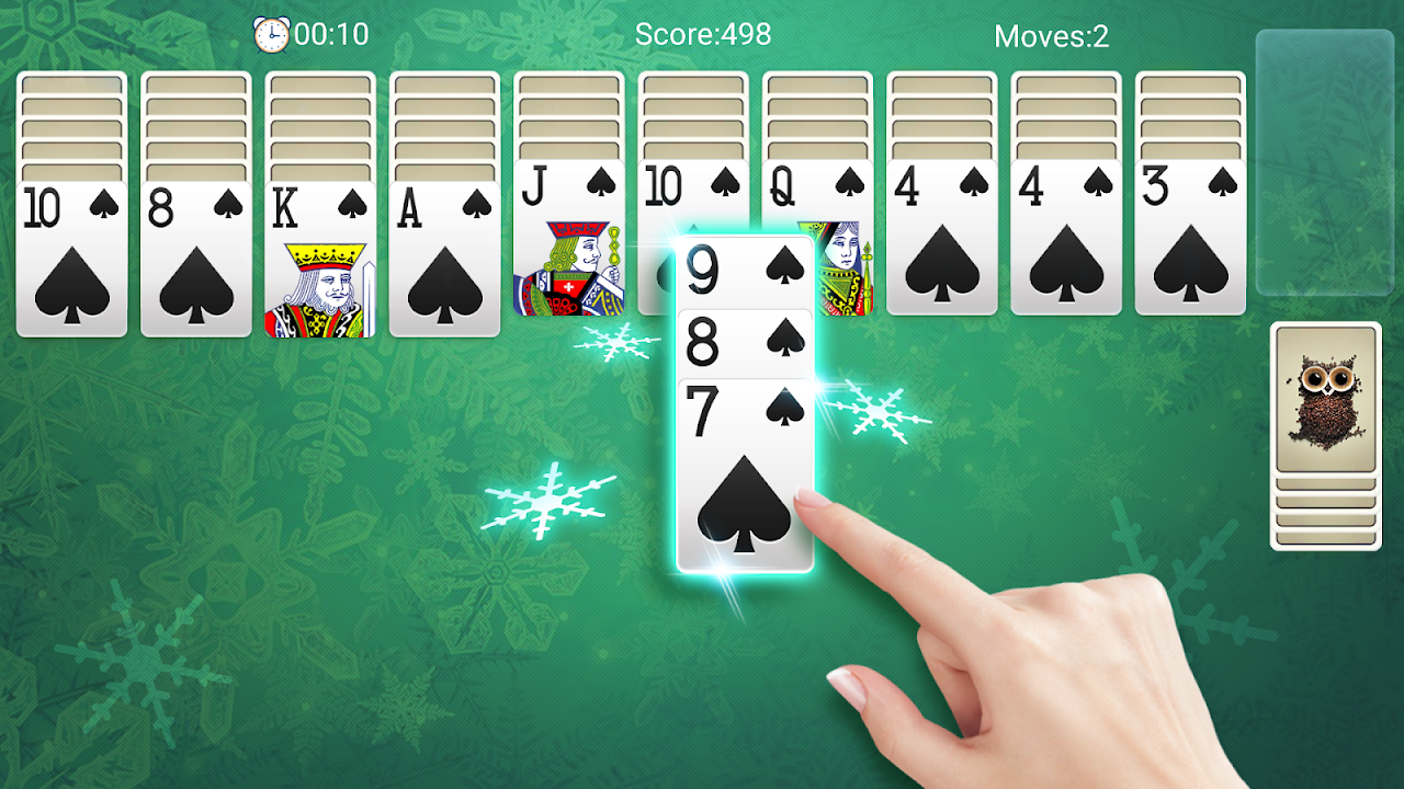 Spider Solitaire Classic Game स्क्रीनशॉट 3